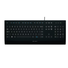 Tipkovnica USB Logitech K280e; crna