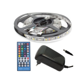 LED traka RGB+W set; 5m; 60LED/m; pretvarač; IP20