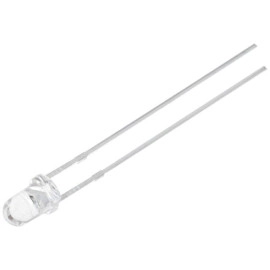 LED 3mm bijela 36000mcd 30° 3,8V 50mA 6400K