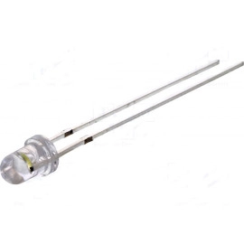 LED 3mm bijela 3000-4200mcd 60° 12V 10-15mA