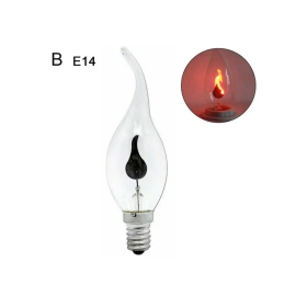 Žarulja LED E14 3W imitacija plamena B-tip