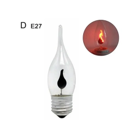 Žarulja LED E27 3W imitacija plamena D-tip