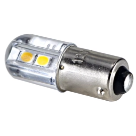 Žarulja LED BA9S 6V T4W crvena; 28x10mm