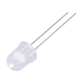 LED 8mm plava 4000mC 30° 466nm tr. LL