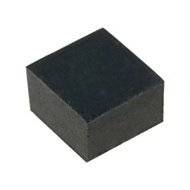 Nožica gumena samoljepiva 10x10x6mm; crna- - - - 