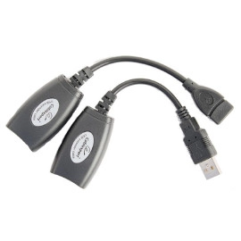 Adapter USB A muški na USB A ženski do 30m RJ45