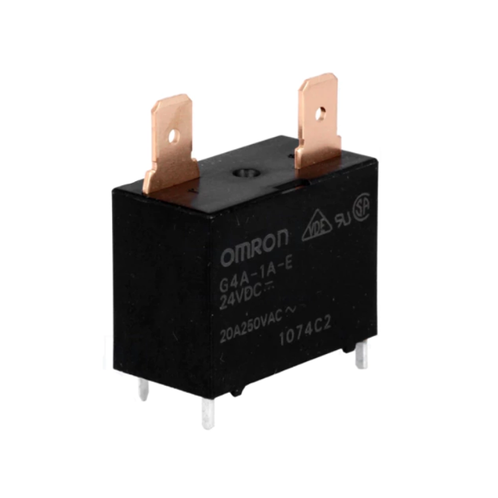 Relej 24VDC 20A 1xU 640R Omron; G4A-1A-E 24VDC