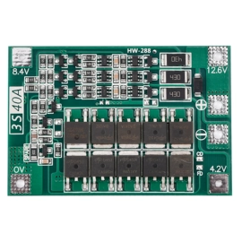 Modul - zaštita za 3 3,7V Li-ion baterije BMS 40A