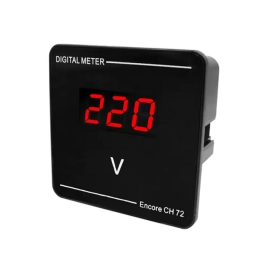 Voltmetar digitalni 50-500V crveni; 72x72x32mm