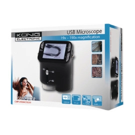 Mikroskop 190x, LCD, USB  USBMICRO20