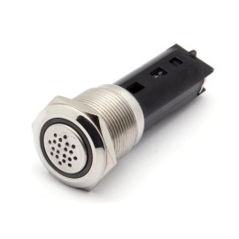 Piezo s oscilatorom 19mm 12VDC 80dB za šasiju