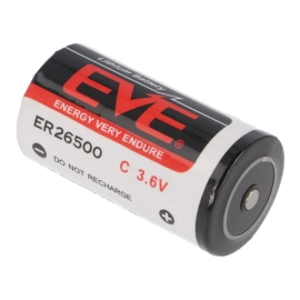 Baterija litij C R14 3,6V fi26x50mm 8500mAh EVE 