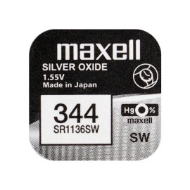 Baterija silver-oxid 344 SR1136SW 1,55V Maxell - -