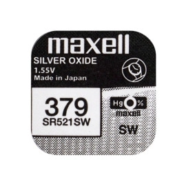 Baterija silver-oxid 379 SR521SW 1,55V Maxell