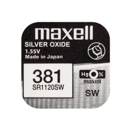 Baterija silver-oxid 381 SR1120SW 1,55V Maxell