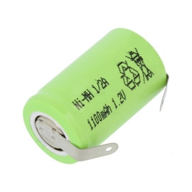 Baterija Ni-MH 1/2A 1,2V 1100mAh s izvodima