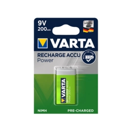 Baterija NiMh 6F22 9V 200mAh Varta