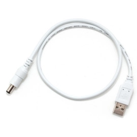 Kabel USB na DC 5,5x2,1 konekt. za LED trake; 0,5m