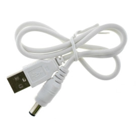 Kabel USB na DC 5,5x2,1 konekt. za LED trake; 1m