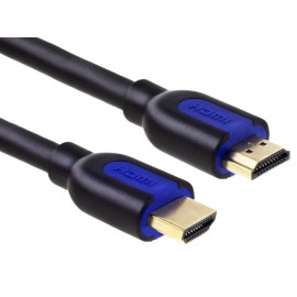 Kabel HDMI-A / HDMI-A 2.1; 48G 8K; pozlata; 1,5m