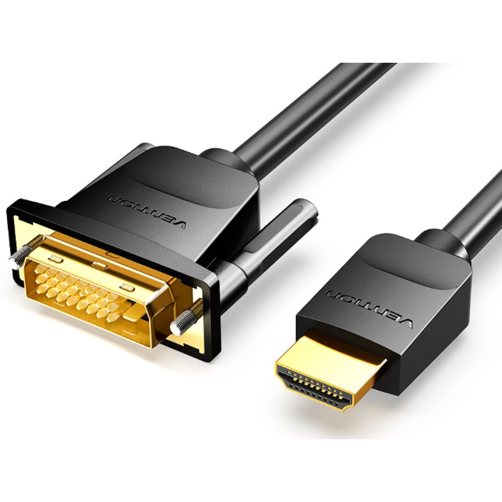 Kabel HDMI-A / DVI-D 24+1 muški; 2m; 1080p 60Hz