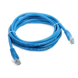 Kabel patch UTP CAT6; 3m; plavi