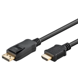 Kabel DisplayPort 1.2 muški na HDMI-A 2.0 4K 1m