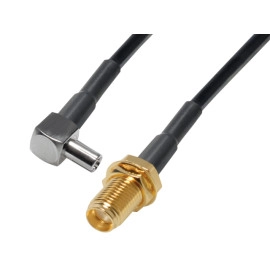 Kabel adapter TS9 muški 90° na SMA ženski Pigtail 