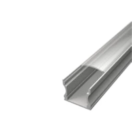 Aluminijski profil nadgradni trans. 17.1x15.3mm 2m