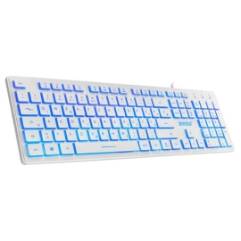 Tipkovnica USB Everest KB-840 LED osvj.; bijela