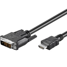 Kabel HDMI-A / DVI-D muški; 10m